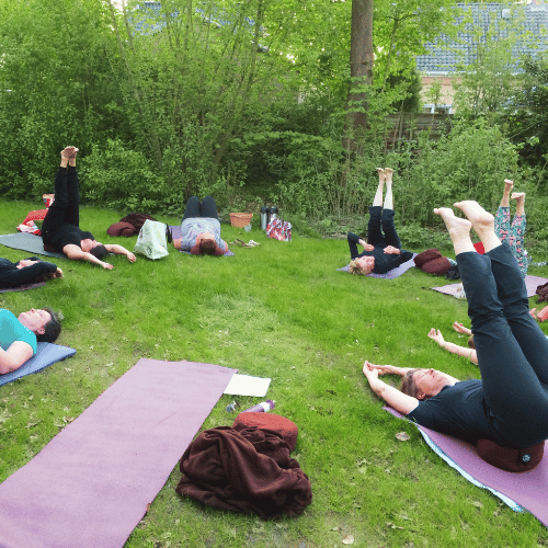 yoga buiten