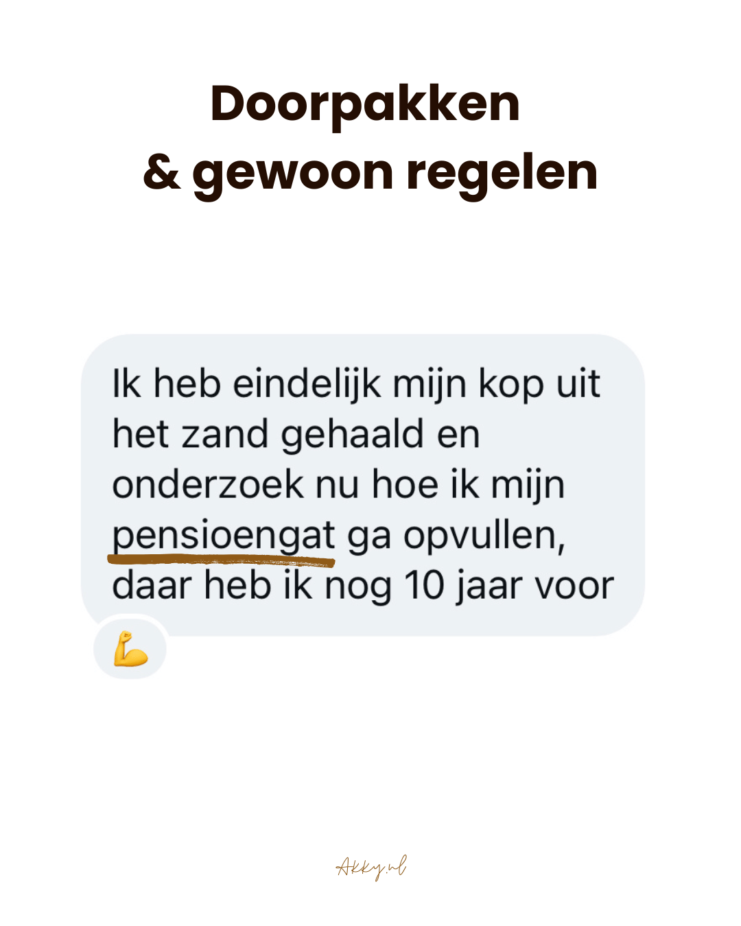 doorpakken