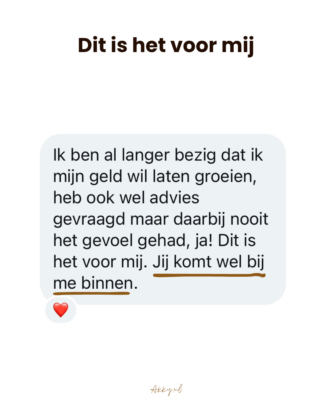 voor mij