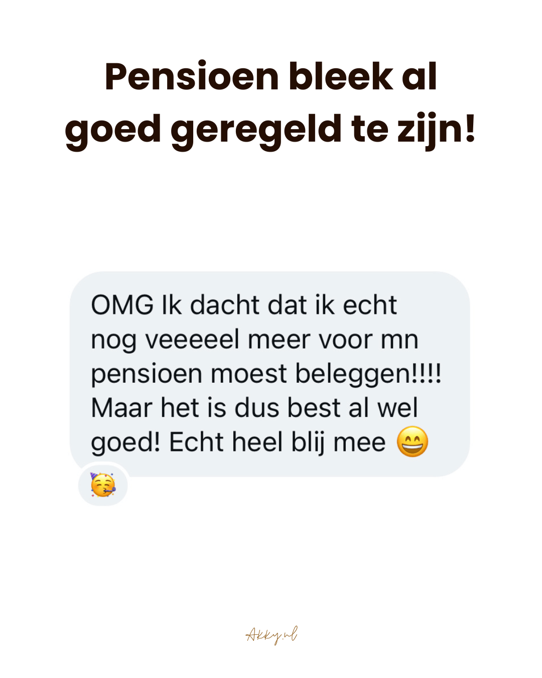 pensioen al goed
