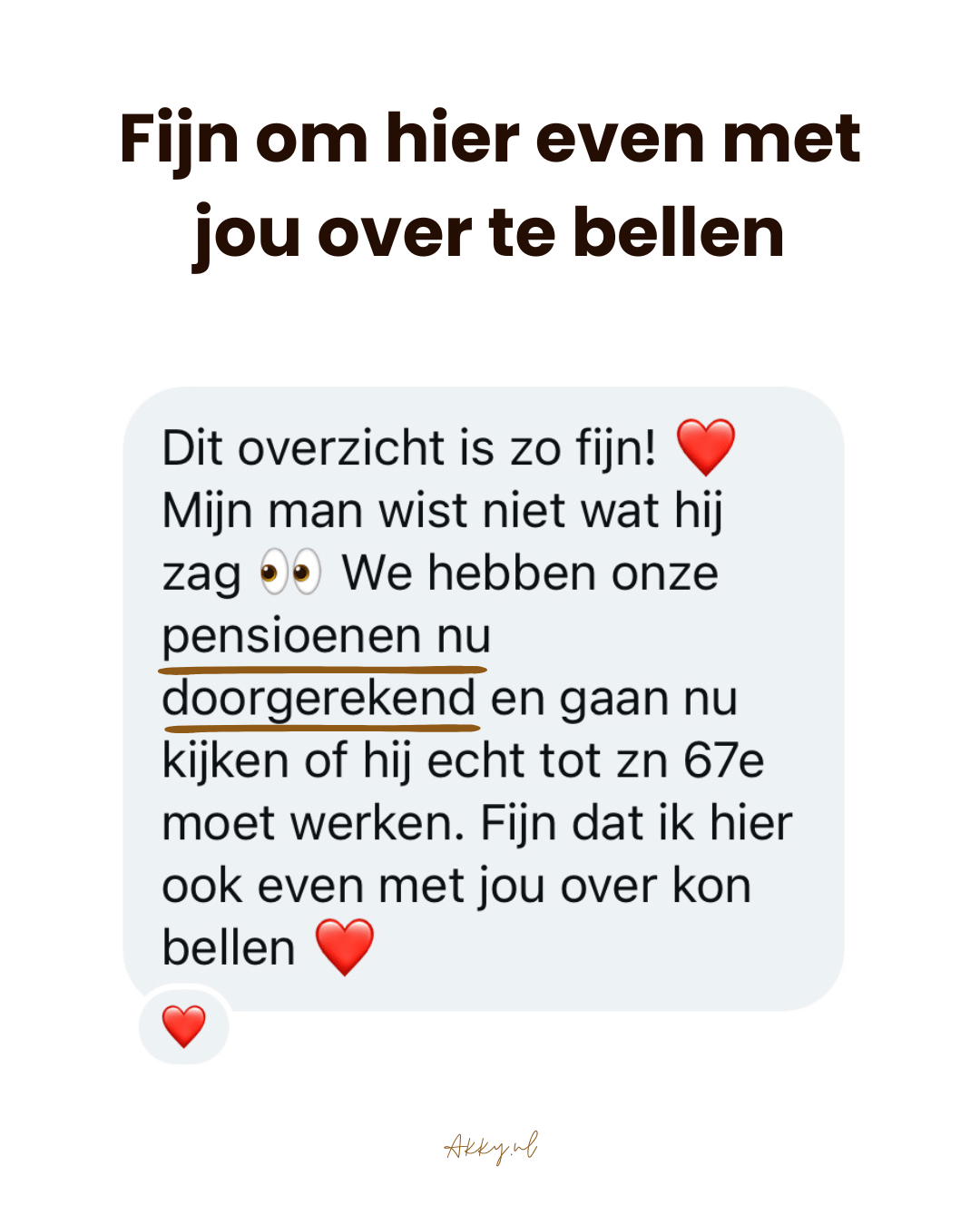 pensioen bellen