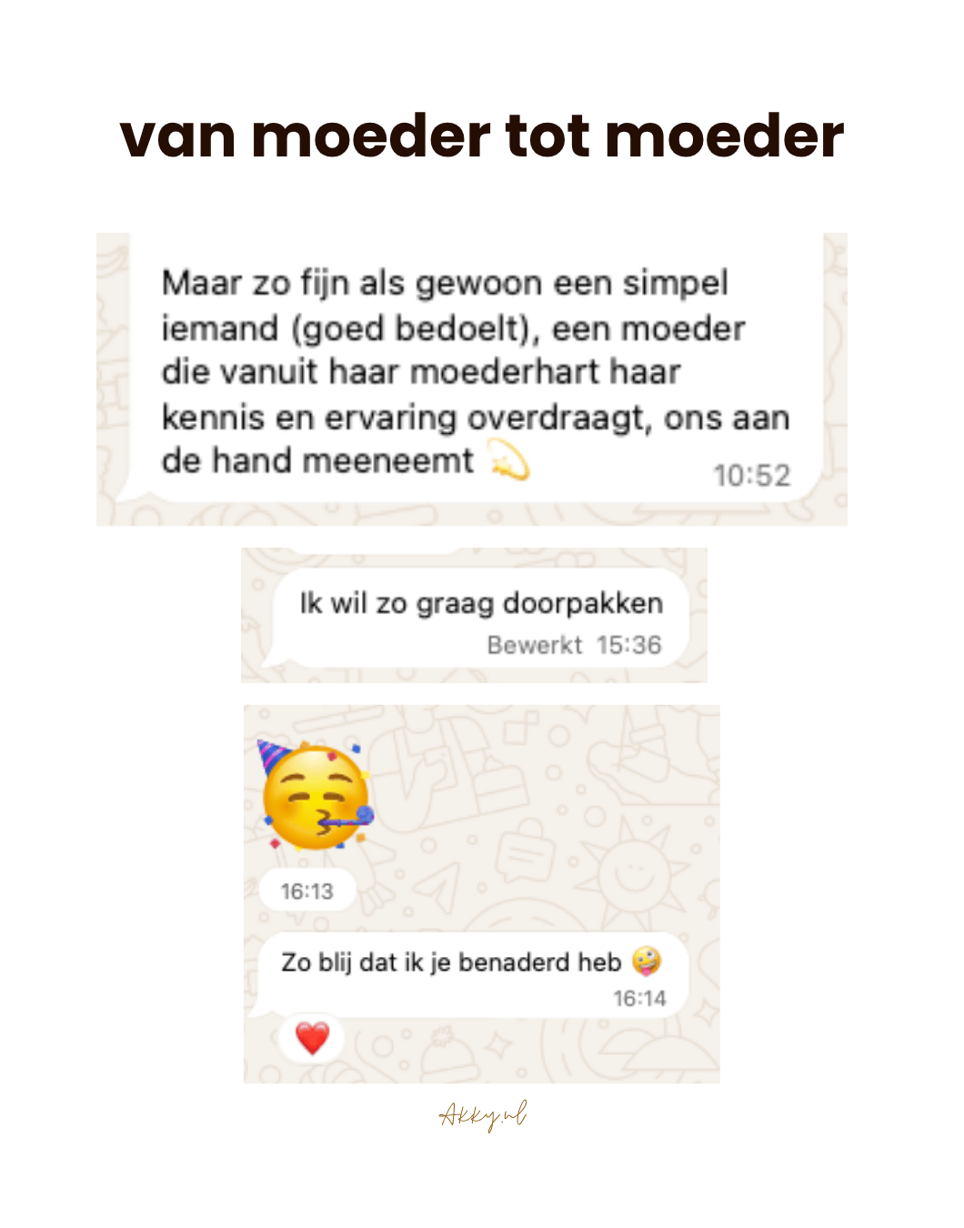 moeder tot moeder