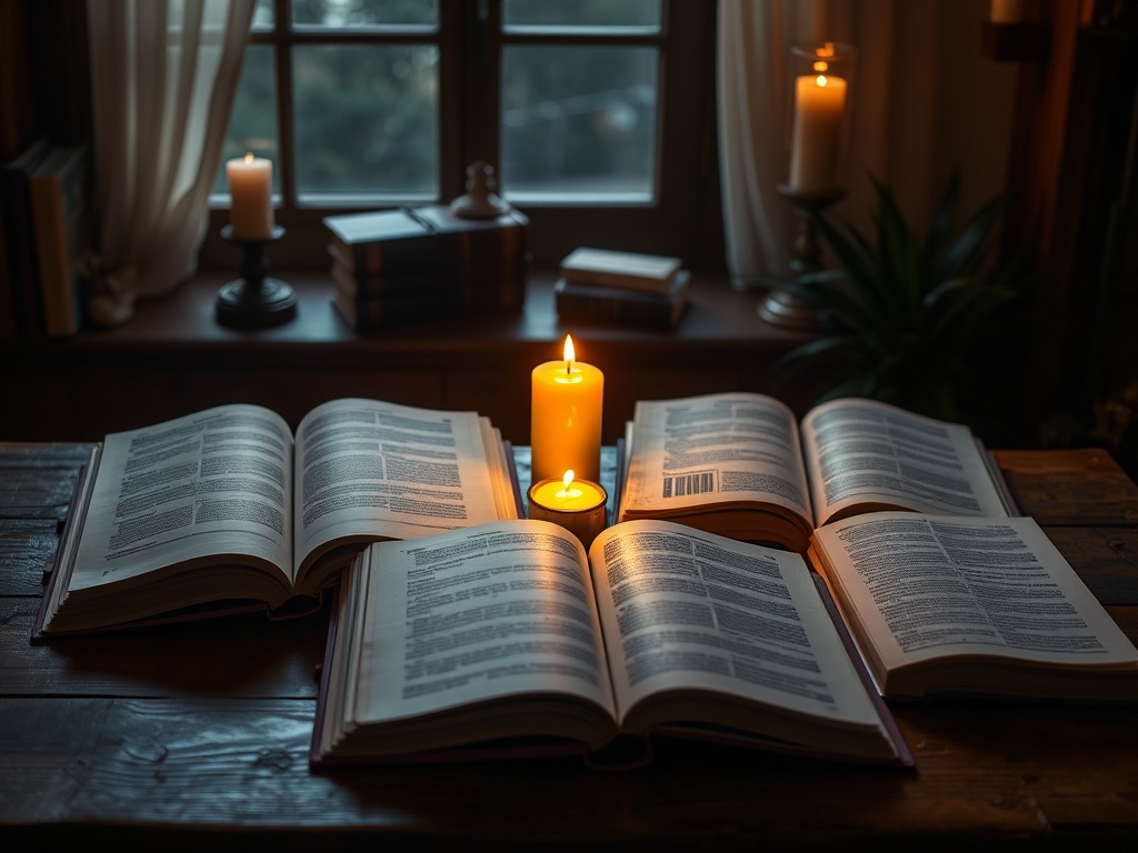 A warm, mystical still life
