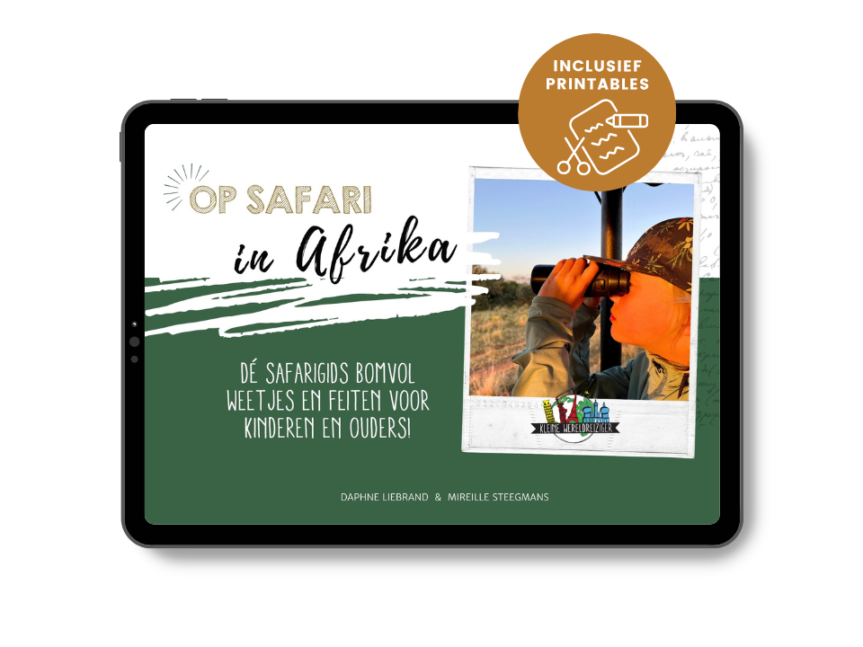 E-gids en printables op safari in Afrika