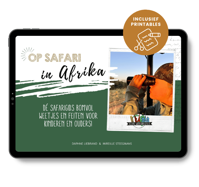 E-gids en printables op safari in Afrika