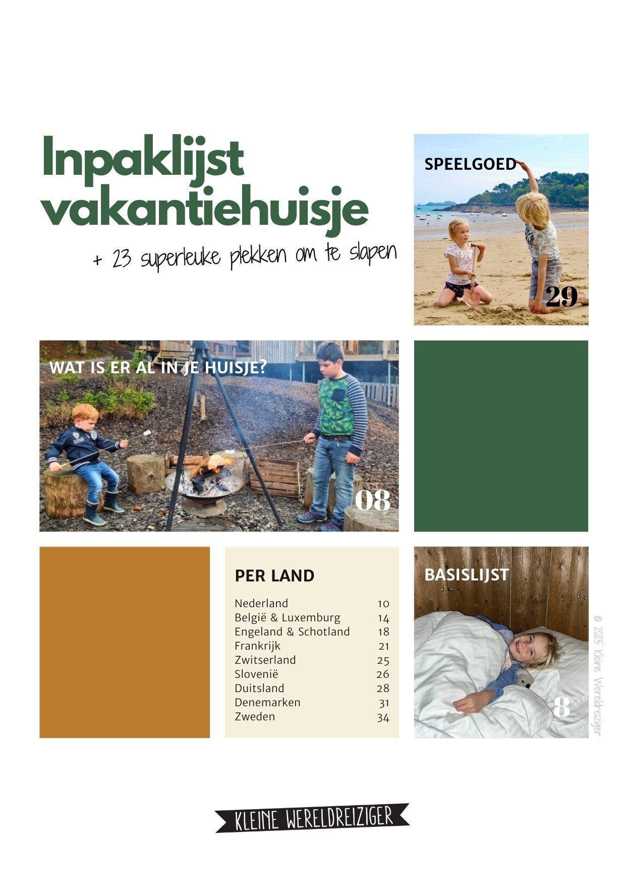 Inpaklijst vakantiehuisje tips