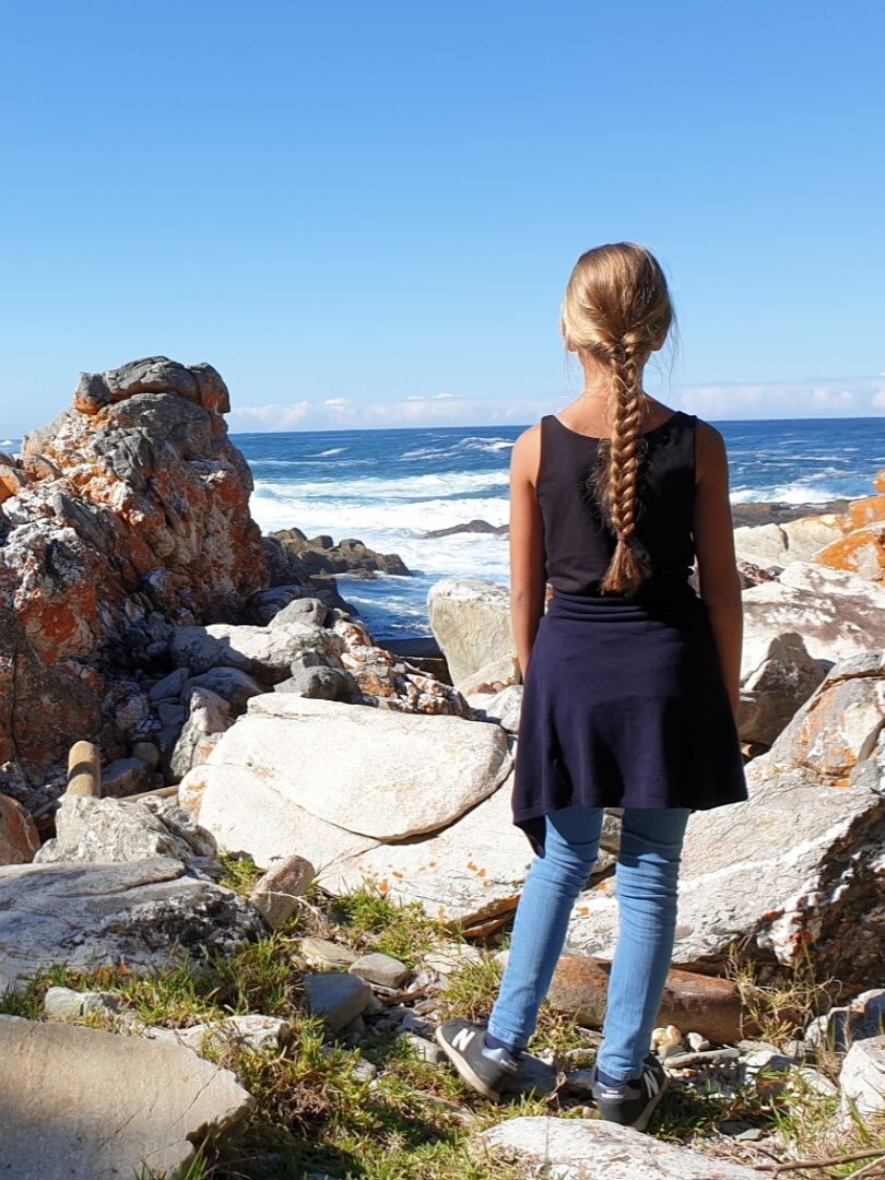 Tafelberg met kinderen Kaapstad