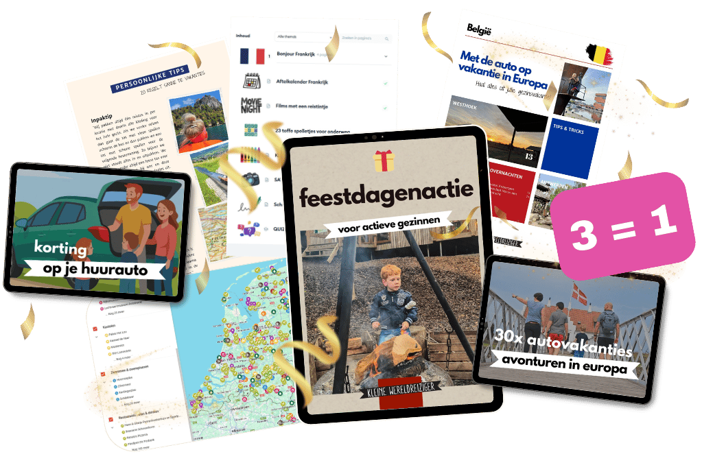 Feestdagenactie Kleine Wereldreiziger