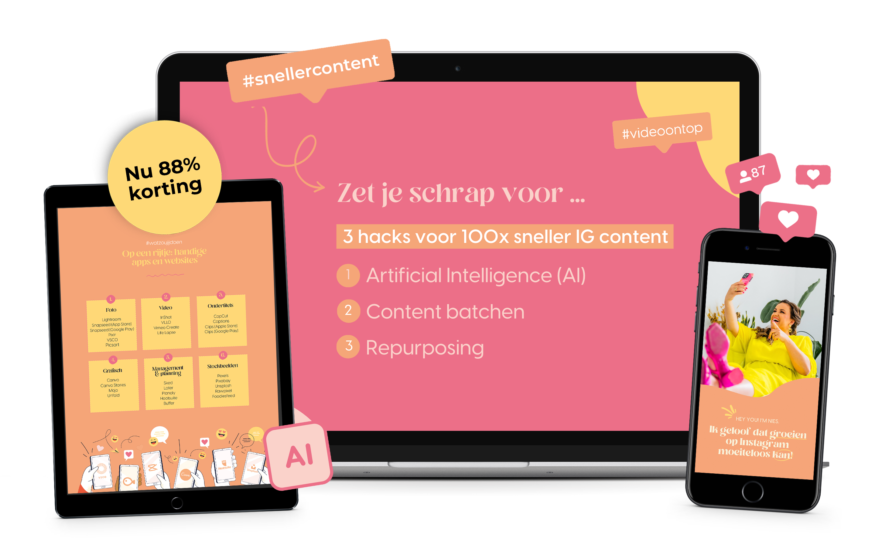 100 keer sneller content maken op Instagram