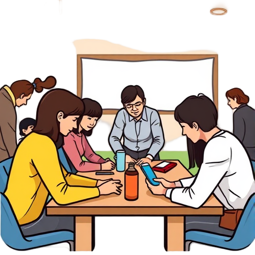 Mensen werken samen in een workshopsetting.
