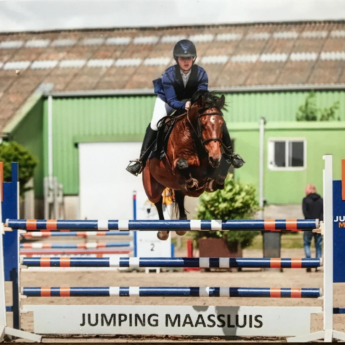 Een ruiter die ervaring heeft met de supplementen van Fruno's