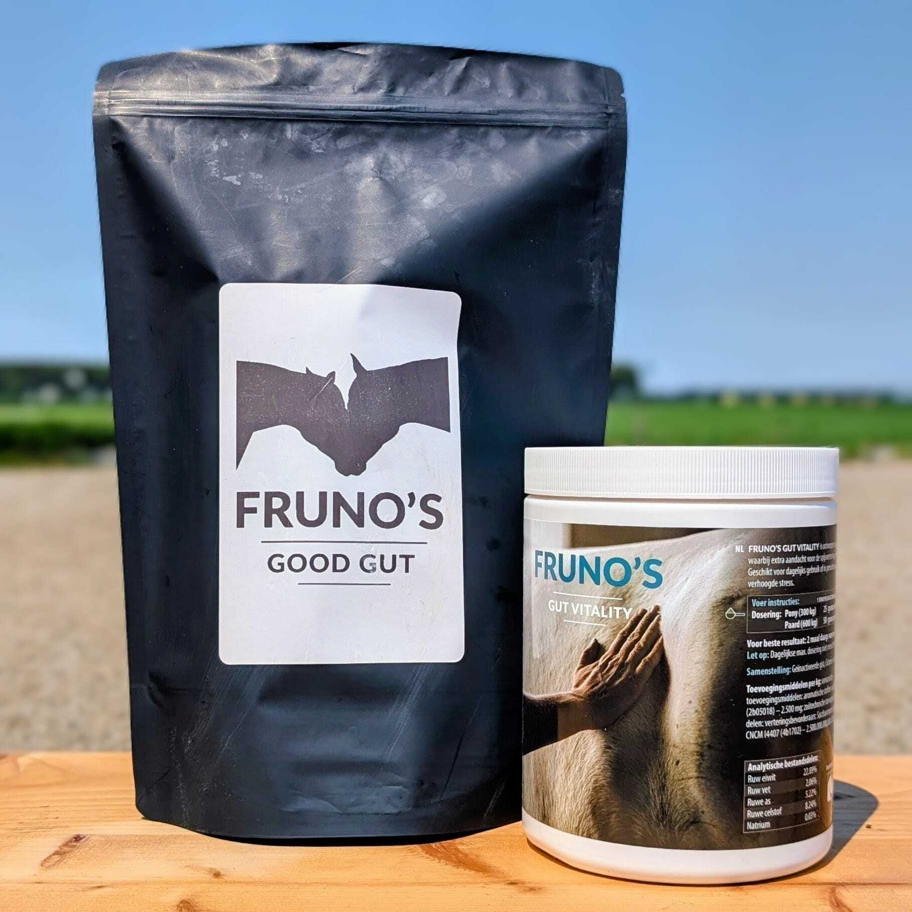 Fruno's combideal Good Gut en Gut Vitality voor maag en darmen van het paard