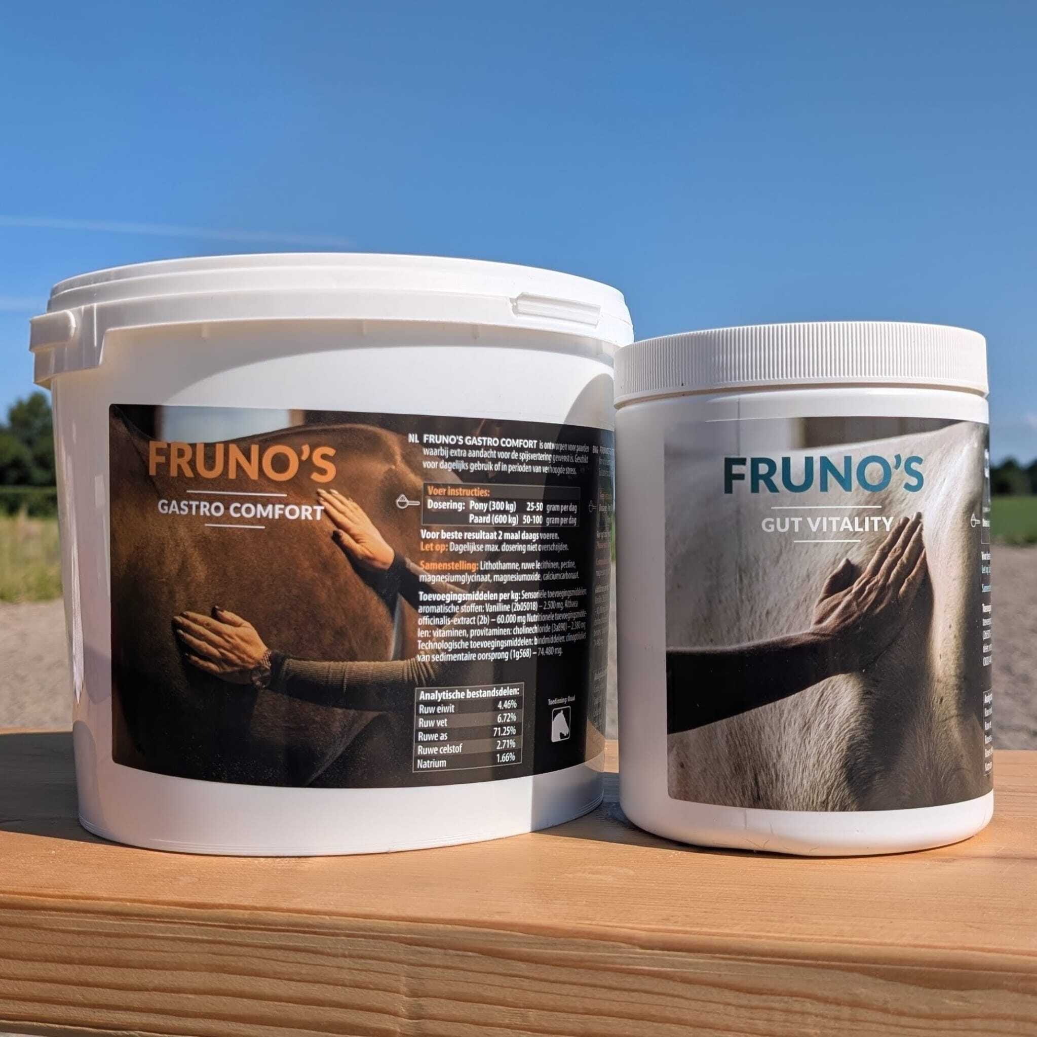 Fruno's combideal Gastro Comfort en Gut Vitality voor maag en darmen van het paard