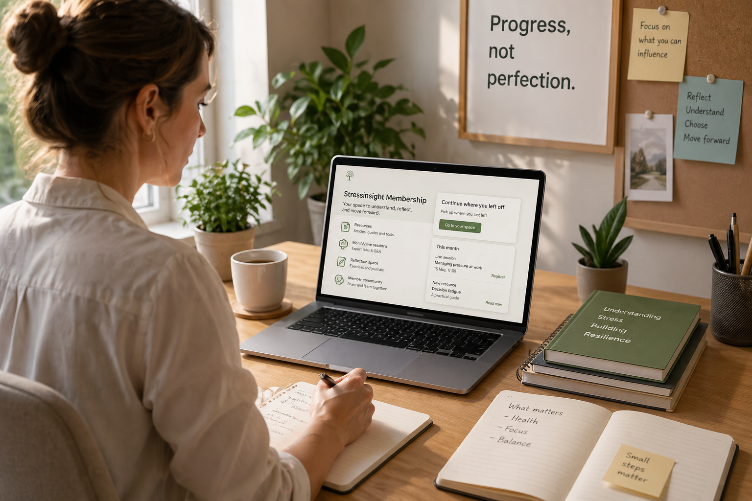 A place to work on your own stress situation