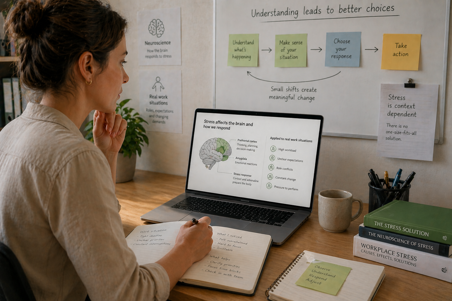 Stressinsight's approach to manage stress comes from scientific insights