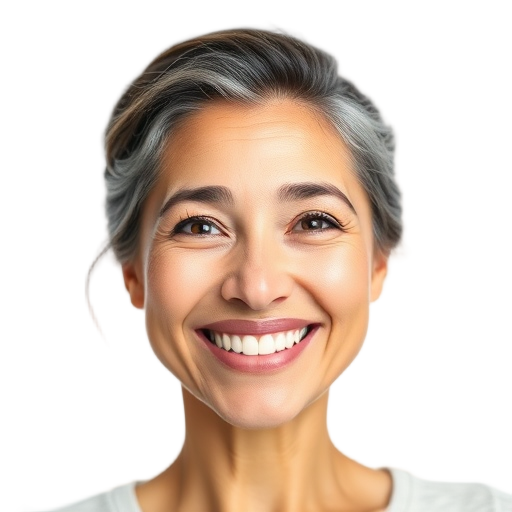 Een glimlachende persoon met een witte achtergrond.