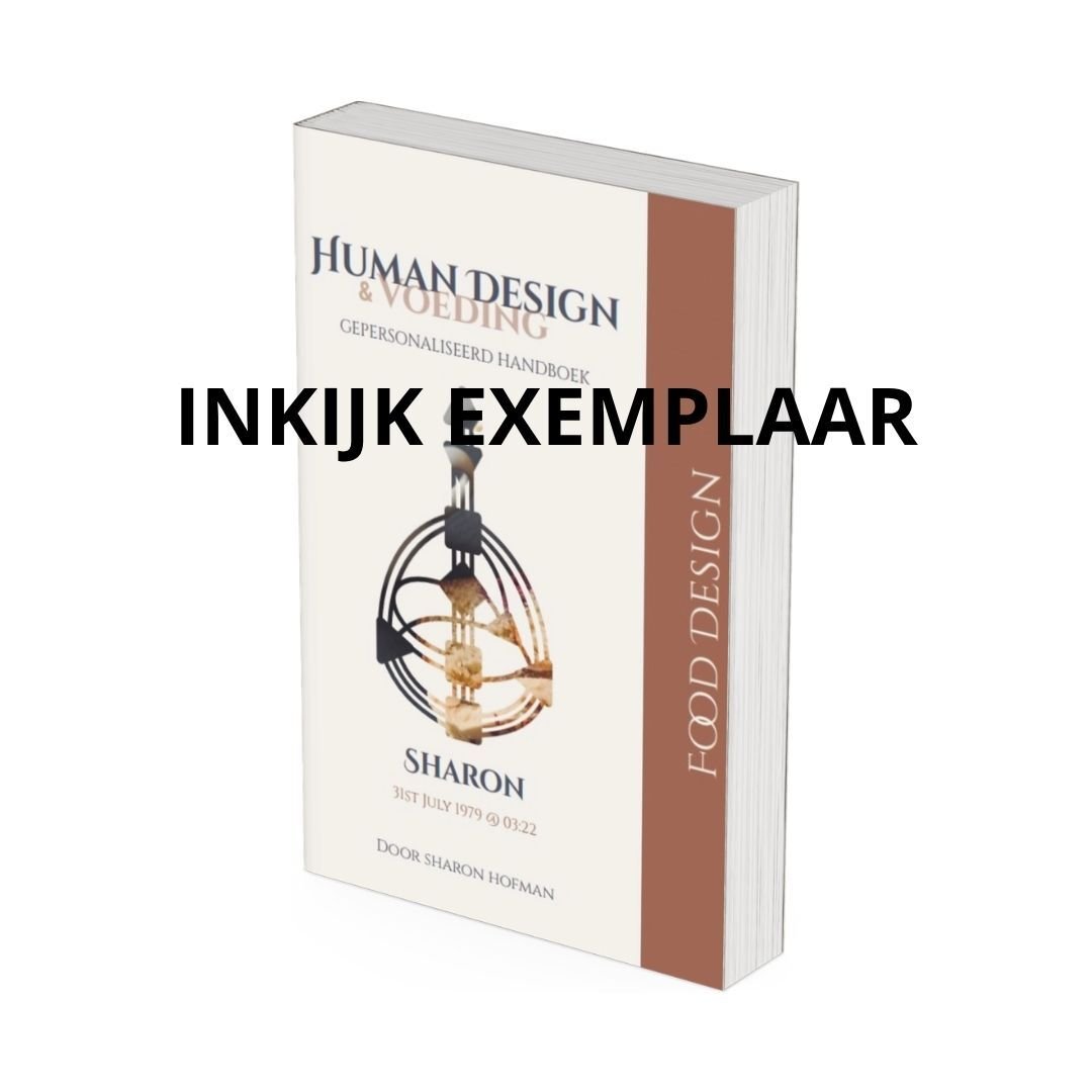 Inkijk exemplaar Human Design en  Voeding