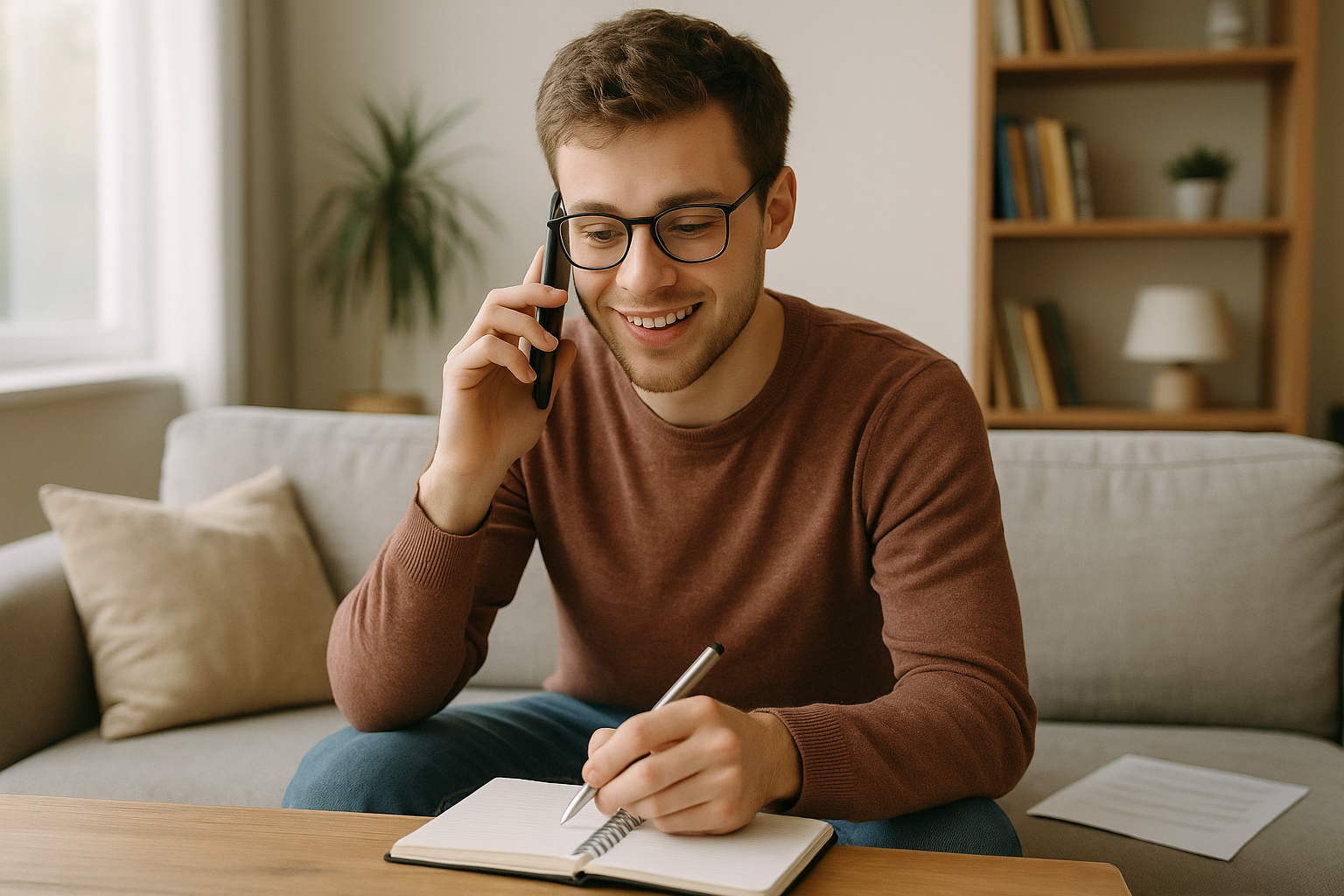 Starter doet bezichtiging en controleert woning