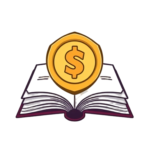 Open book " Shield " Coin"