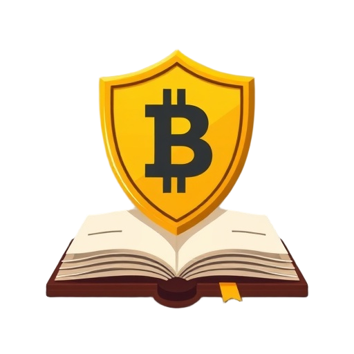 "shield coin" "open book" "blockchain nodes" "arrow up" Carefully describe an image in great detail that needs to be generate, use quotes to split visual things.