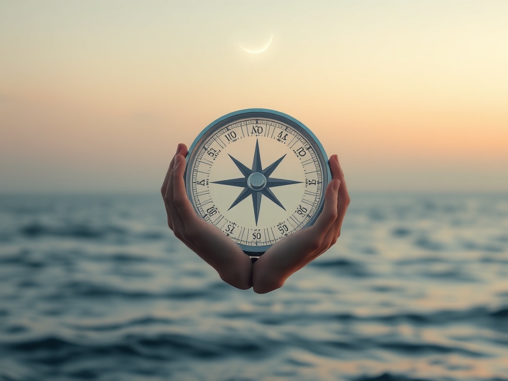 "A soft, lunar-inspired scene