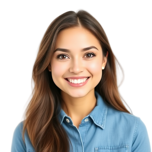 Een glimlachende persoon met een witte achtergrond.