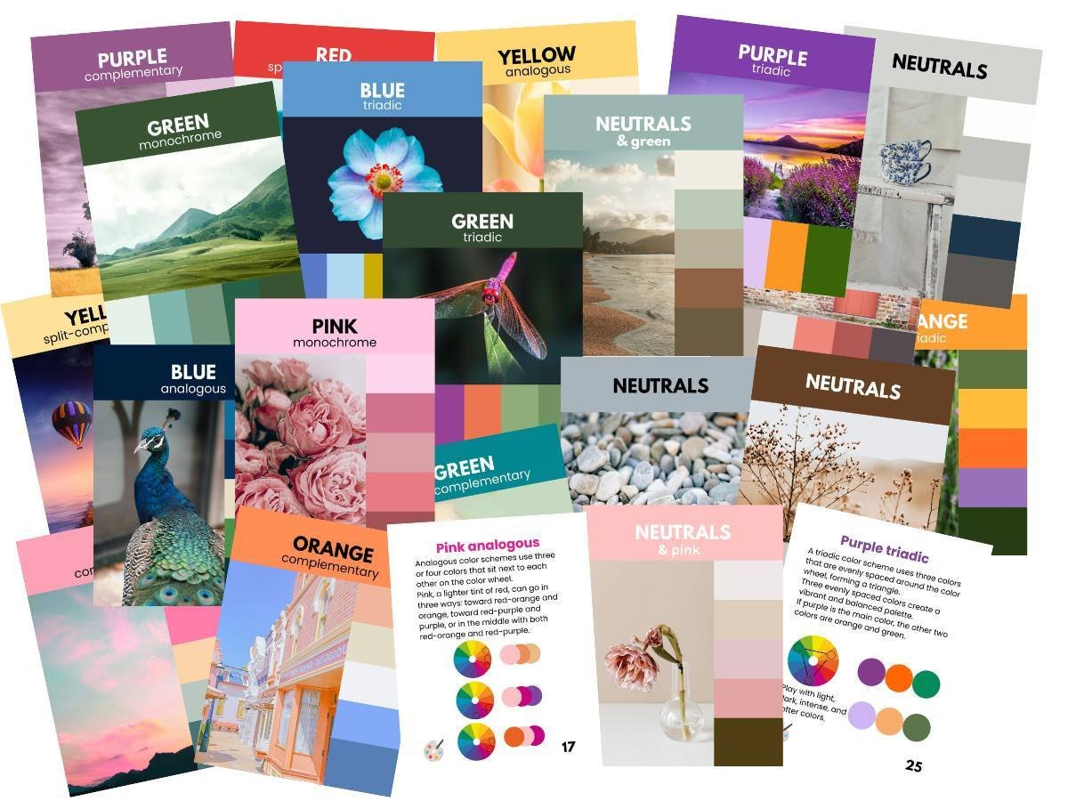 50 color palettes based on The Color Compass