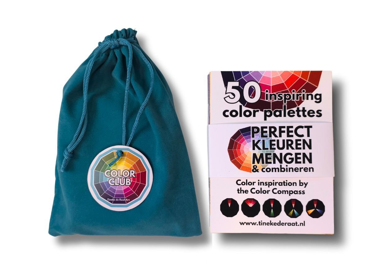 Set met 50 kaarten met kleurcombinaties