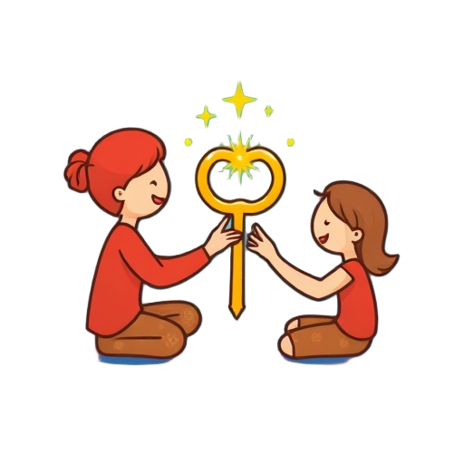 "golden key" "sparkling magic" "heart and mind" "family together" "calm rituals" "meditation tools"