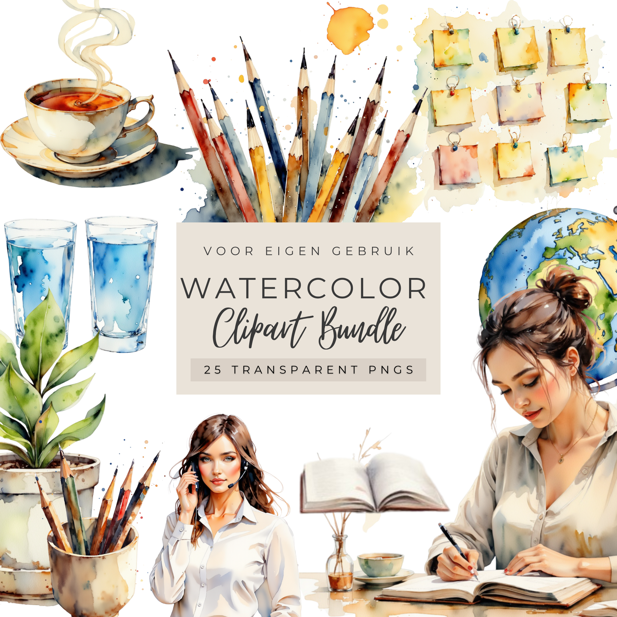 Watercolor clipart