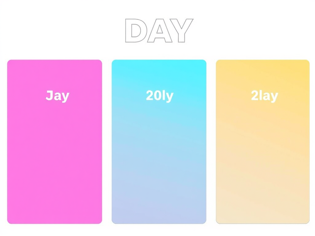 "five vibrant panels" "each depicting a day’s theme" "unique brand discovery" "storybuilding visuals" "online presence creation" "content conversion symbols" "launch and growth celebration" "bright, engaging colors"