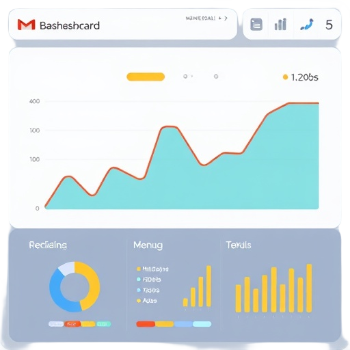 Carefully describe an image in great detail that needs to be generate, use quotes to split visual things. You MAY only use up to 3 words." "stats dashboard"