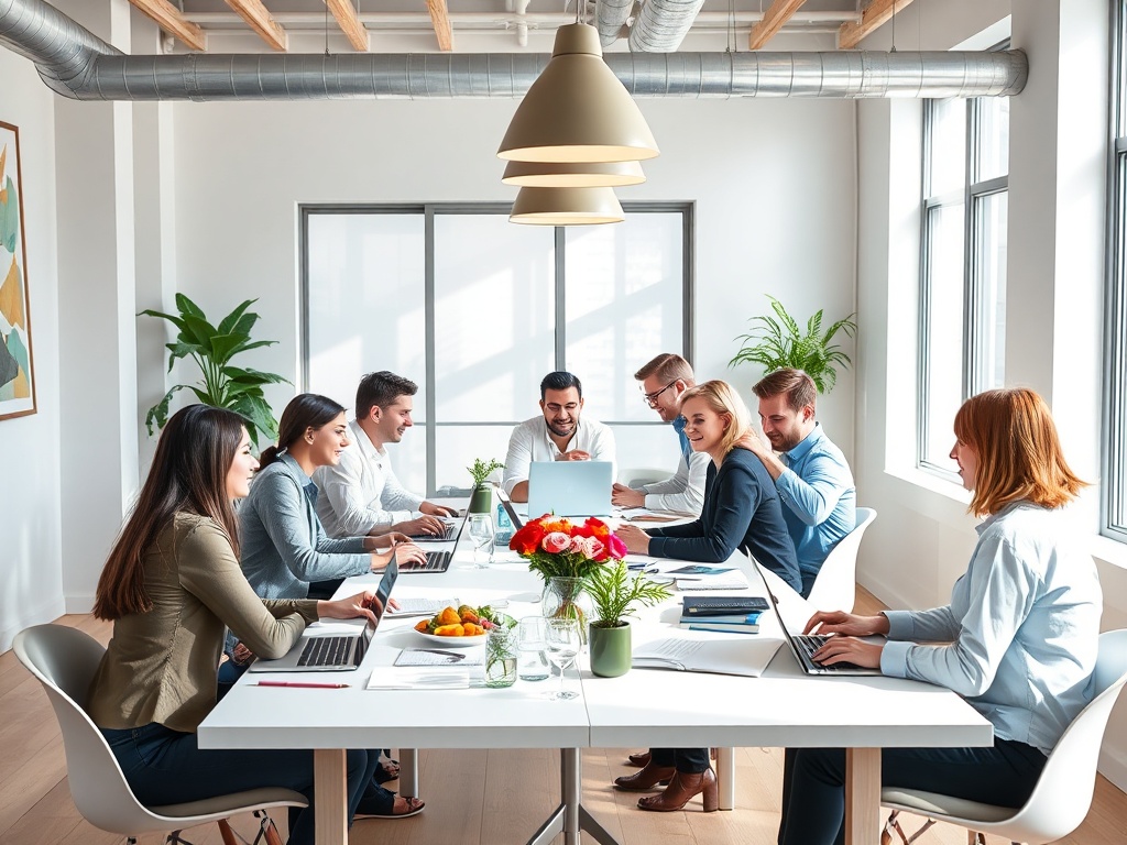 "A bright coworking day for wedding pros