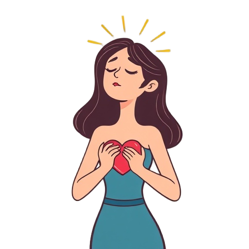 "woman breathing" "open heart" "fascial lines" "soft colors" "question mark" "spark of insight""