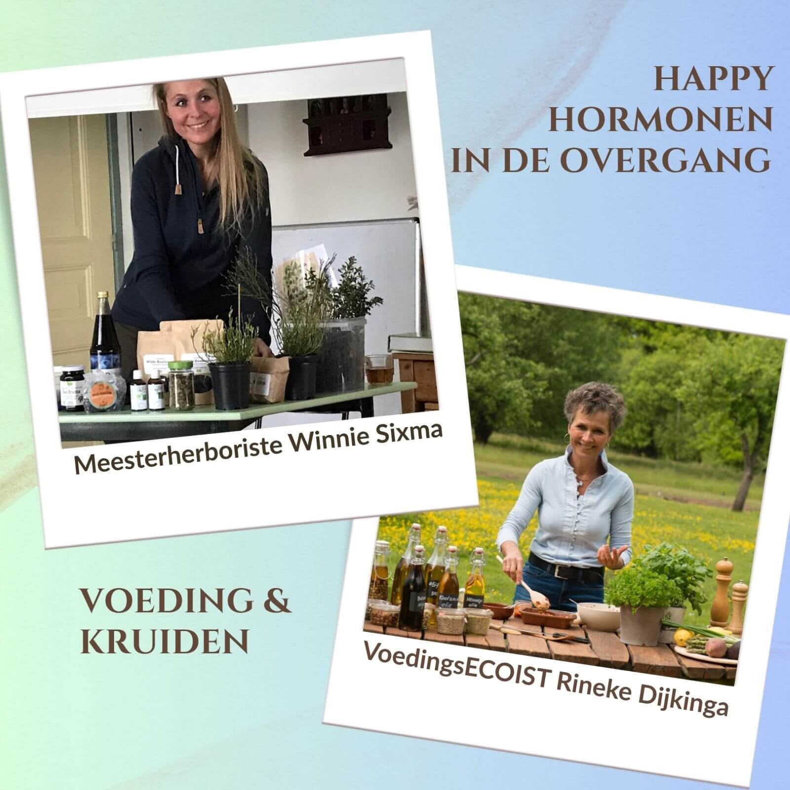 Happy hormonen in de overgang workshop met Winnie en Rineke