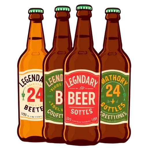 "legendary beer" "24 bottles" "mythic stories"