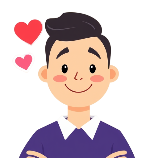 "confident person" "chat bubbles" "heart symbol" "online video play" "helpful tips"