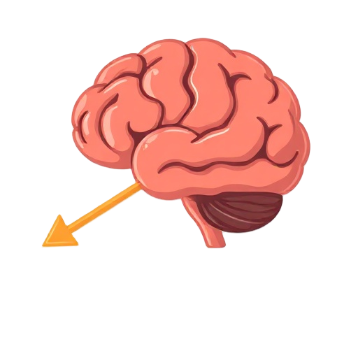 Carefully describe an image in great detail that needs to be generate, use quotes to split visual things." "brain" "change arrow" "team"