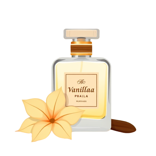 "vanilla pod" "praline candy" "perfume bottle" "French chateau" "calm atmosphere" "luxury touch"