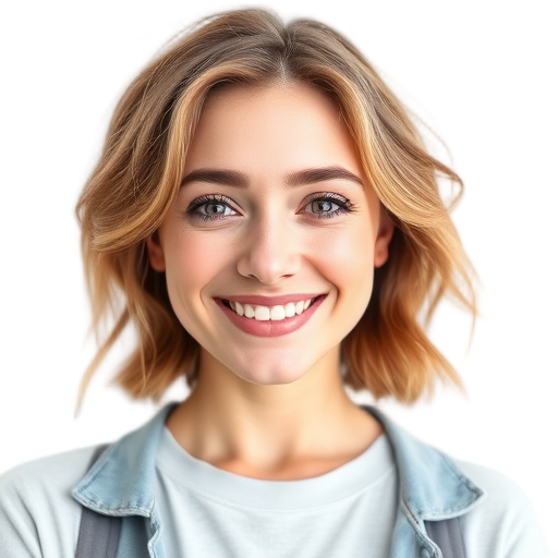 Een glimlachende persoon met een witte achtergrond.