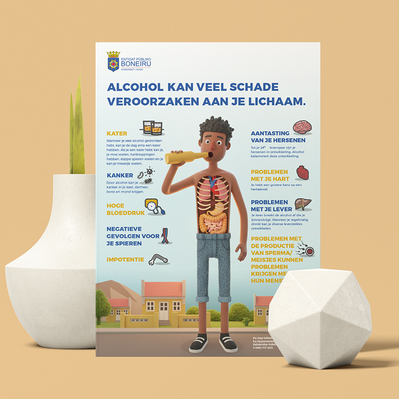 Infographic: Alcohol kan veel schade veroorzaken aan je lichaam