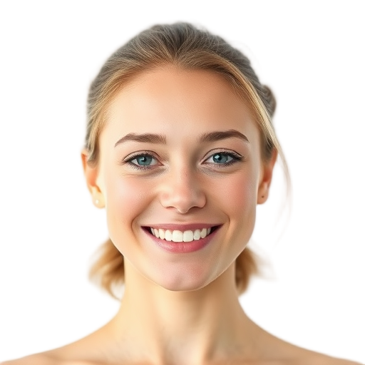 A person smiling to the camera with a white background looking like