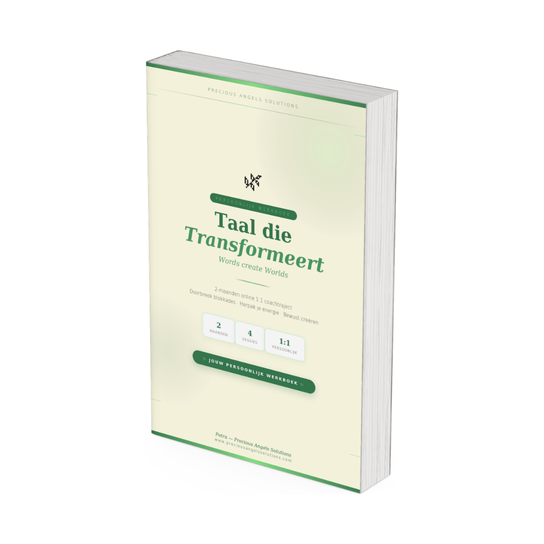 Mock-up werkboek Taal die Transformeert - 2-maandtraject