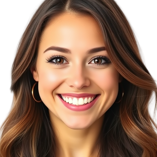 Een glimlachend persoon met een witte achtergrond.