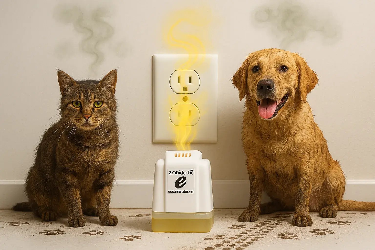 dierengeur verwijderen met Ambielectric