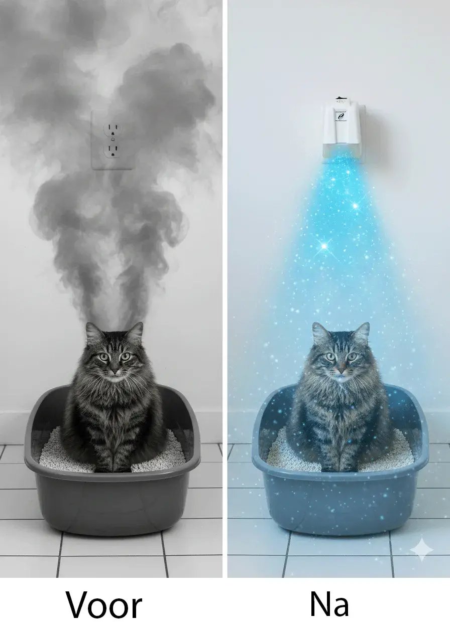 dierengeur verwijderaar - kattenbak