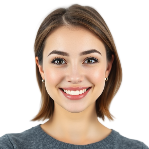 Een glimlachende persoon met een witte achtergrond.