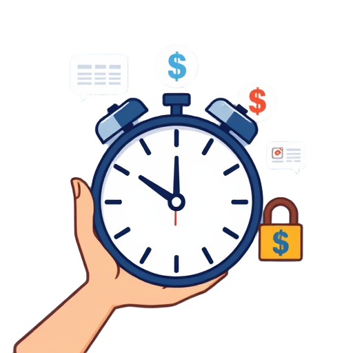 "One hand" "Holding clock" "Calendar pages" "Dollar sign" "Open lock" "Chat bubbles" "Toolbox"