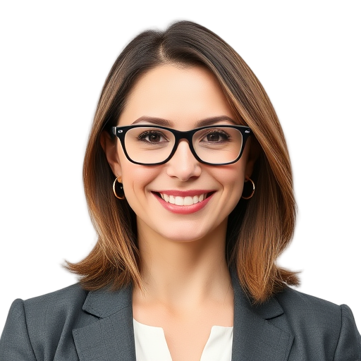 Een glimlachende persoon met een witte achtergrond.