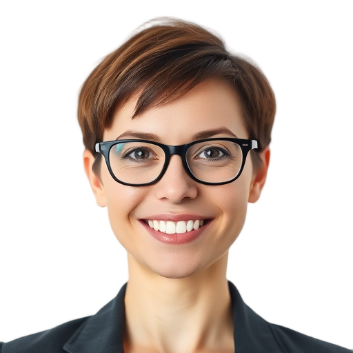 Een glimlachende persoon met een witte achtergrond.